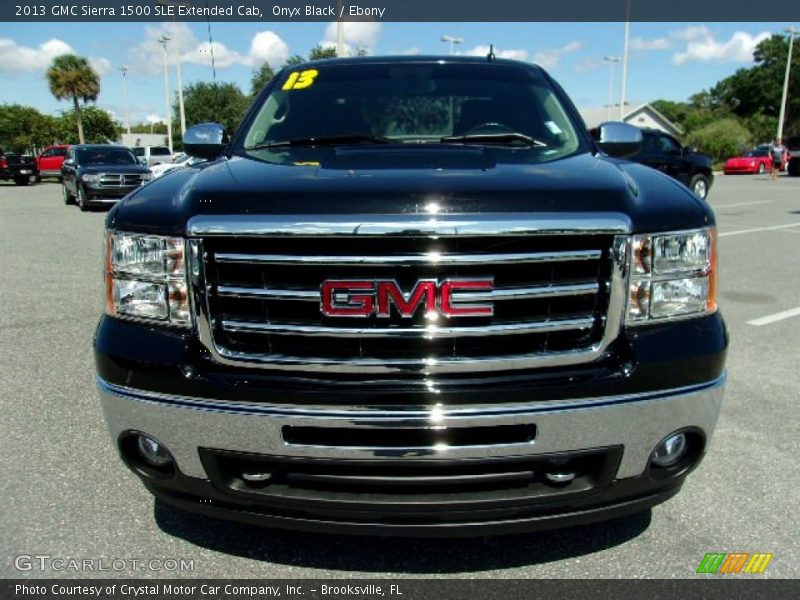 Onyx Black / Ebony 2013 GMC Sierra 1500 SLE Extended Cab