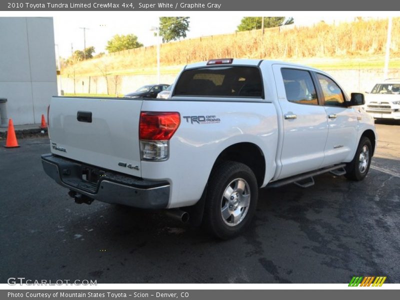 Super White / Graphite Gray 2010 Toyota Tundra Limited CrewMax 4x4
