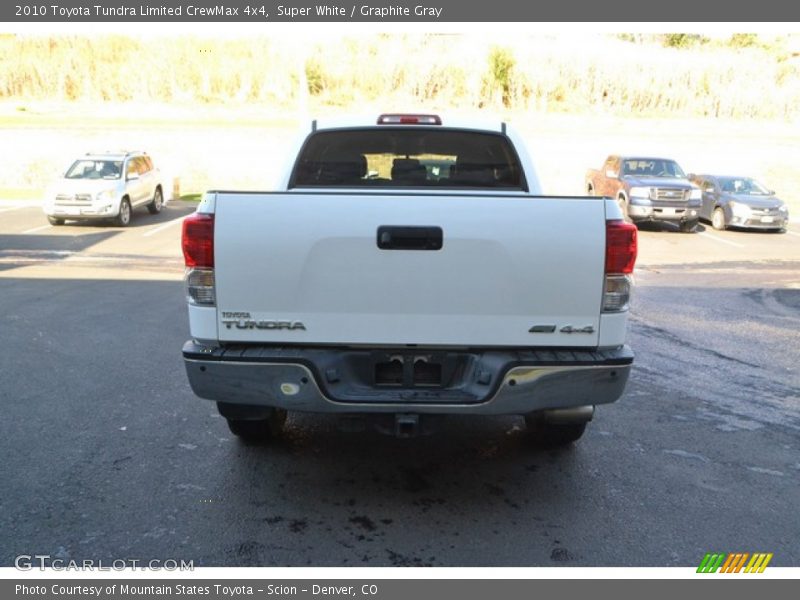 Super White / Graphite Gray 2010 Toyota Tundra Limited CrewMax 4x4