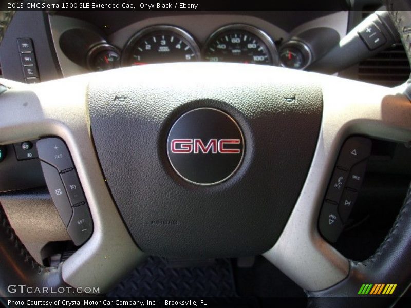 Onyx Black / Ebony 2013 GMC Sierra 1500 SLE Extended Cab