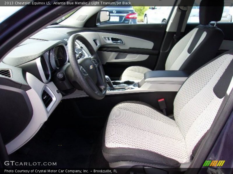 Atlantis Blue Metallic / Light Titanium/Jet Black 2013 Chevrolet Equinox LS