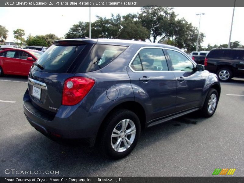 Atlantis Blue Metallic / Light Titanium/Jet Black 2013 Chevrolet Equinox LS