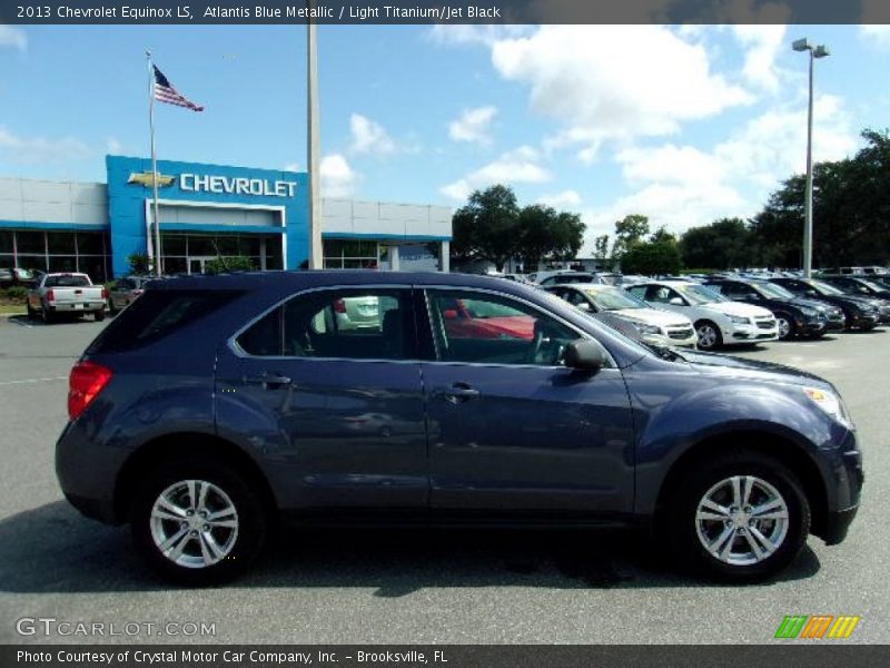 Atlantis Blue Metallic / Light Titanium/Jet Black 2013 Chevrolet Equinox LS