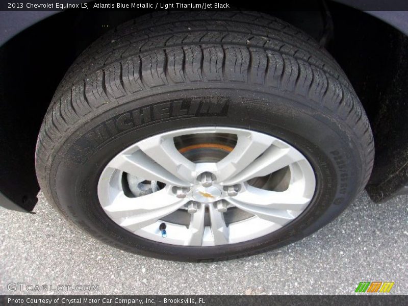 Atlantis Blue Metallic / Light Titanium/Jet Black 2013 Chevrolet Equinox LS