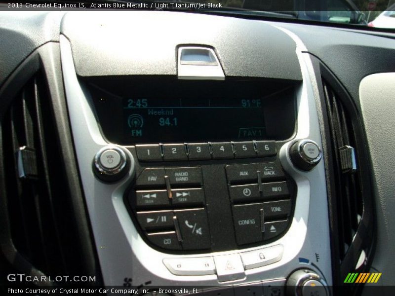 Atlantis Blue Metallic / Light Titanium/Jet Black 2013 Chevrolet Equinox LS