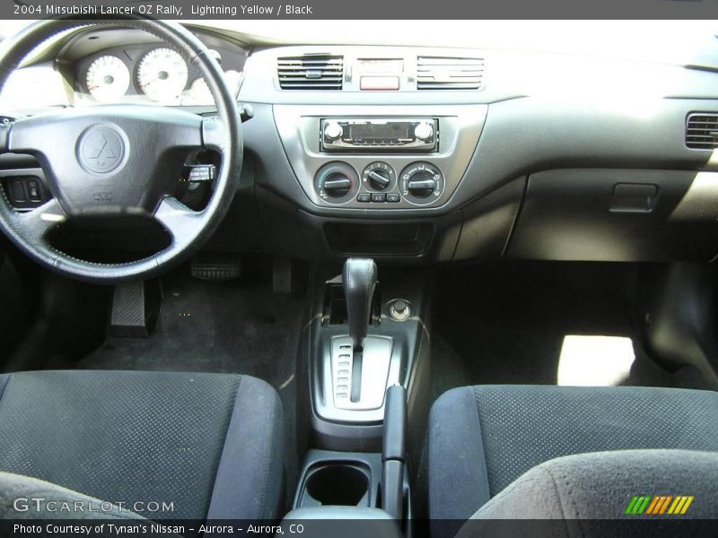 Lightning Yellow / Black 2004 Mitsubishi Lancer OZ Rally
