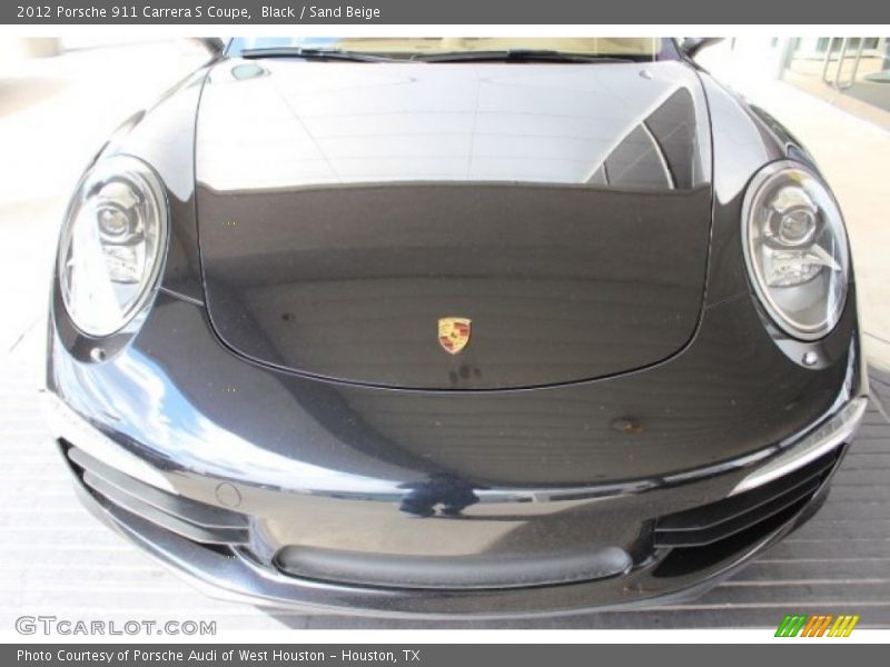 Black / Sand Beige 2012 Porsche 911 Carrera S Coupe