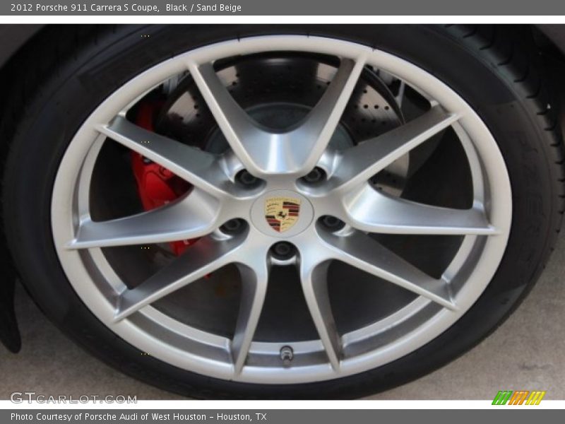 Black / Sand Beige 2012 Porsche 911 Carrera S Coupe