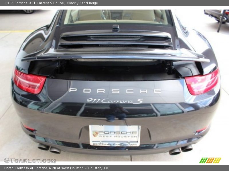 Black / Sand Beige 2012 Porsche 911 Carrera S Coupe