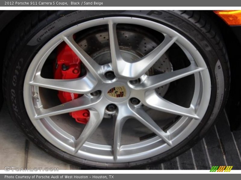 Black / Sand Beige 2012 Porsche 911 Carrera S Coupe