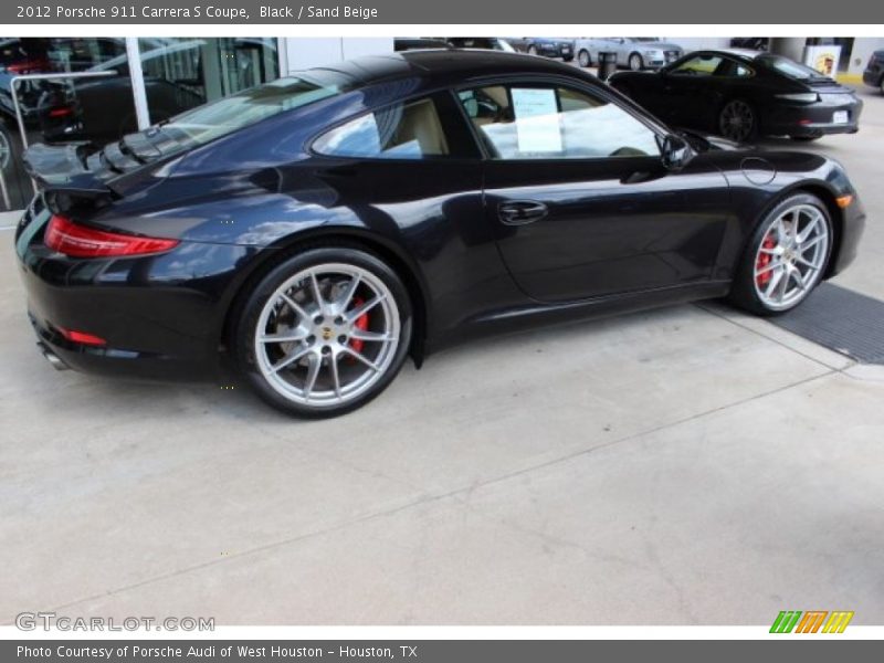 Black / Sand Beige 2012 Porsche 911 Carrera S Coupe