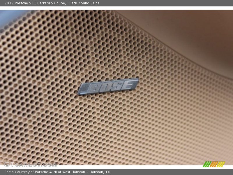 Black / Sand Beige 2012 Porsche 911 Carrera S Coupe
