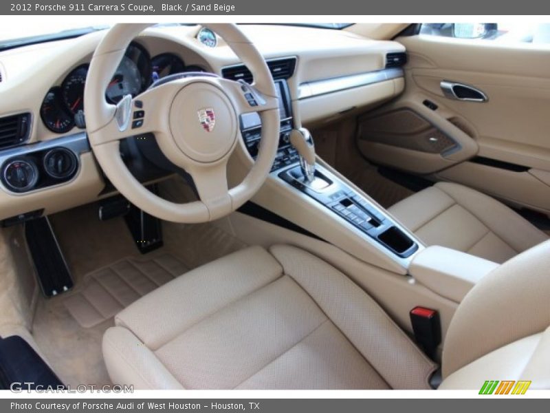 Sand Beige Interior - 2012 911 Carrera S Coupe 