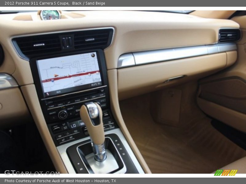 Black / Sand Beige 2012 Porsche 911 Carrera S Coupe