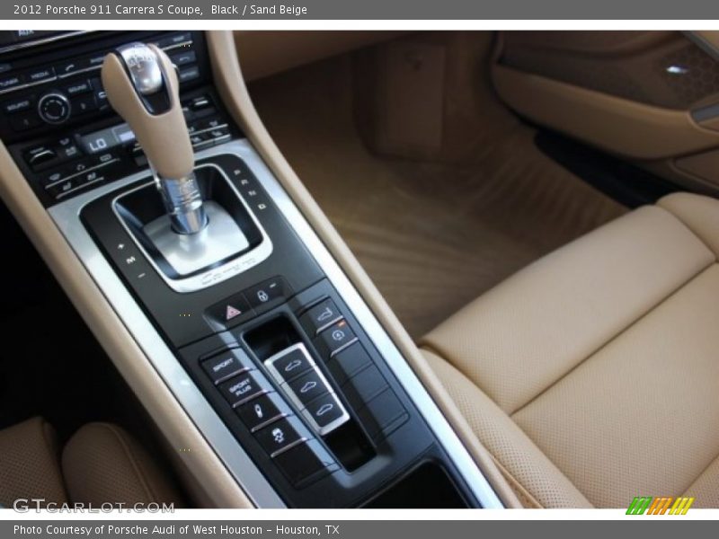 Black / Sand Beige 2012 Porsche 911 Carrera S Coupe