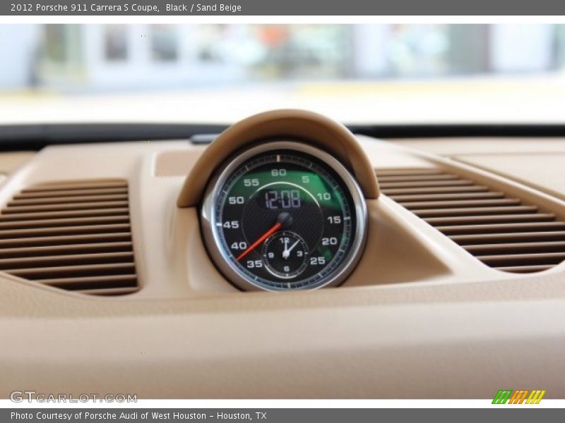 Black / Sand Beige 2012 Porsche 911 Carrera S Coupe