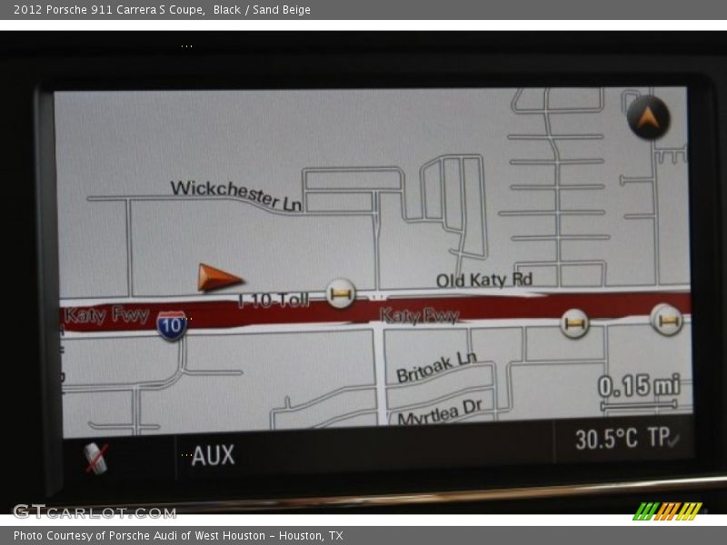 Navigation of 2012 911 Carrera S Coupe