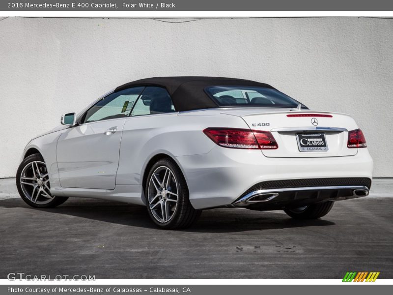 Polar White / Black 2016 Mercedes-Benz E 400 Cabriolet