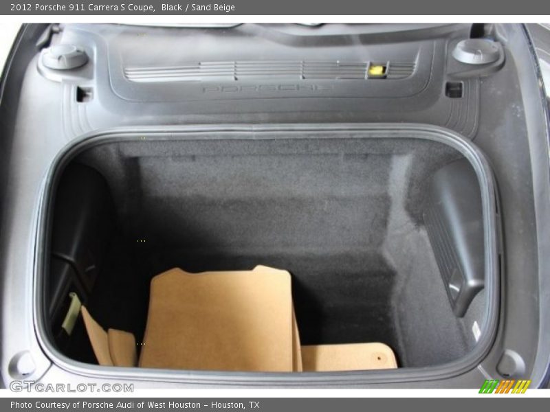 Black / Sand Beige 2012 Porsche 911 Carrera S Coupe