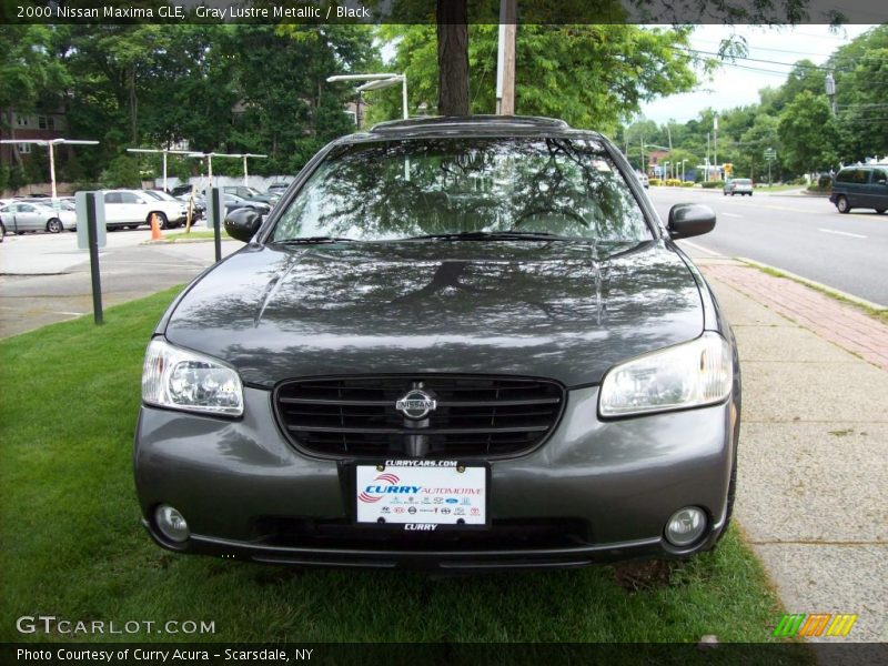 Gray Lustre Metallic / Black 2000 Nissan Maxima GLE