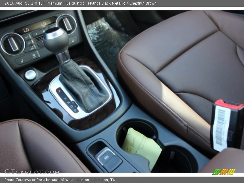 Mythos Black Metallic / Chestnut Brown 2016 Audi Q3 2.0 TSFI Premium Plus quattro