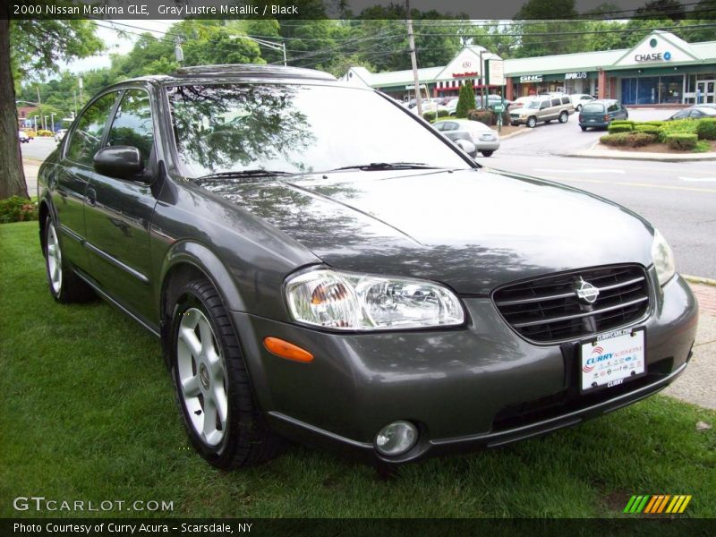 Gray Lustre Metallic / Black 2000 Nissan Maxima GLE