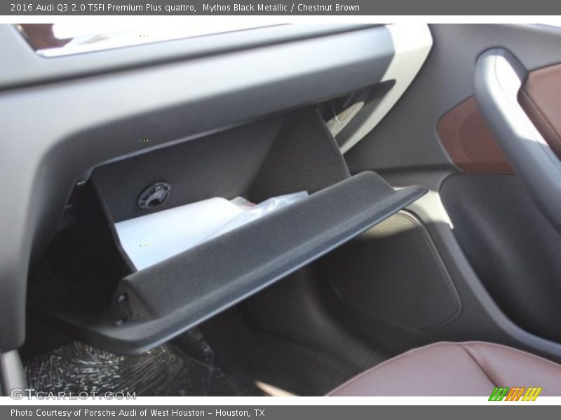 Mythos Black Metallic / Chestnut Brown 2016 Audi Q3 2.0 TSFI Premium Plus quattro