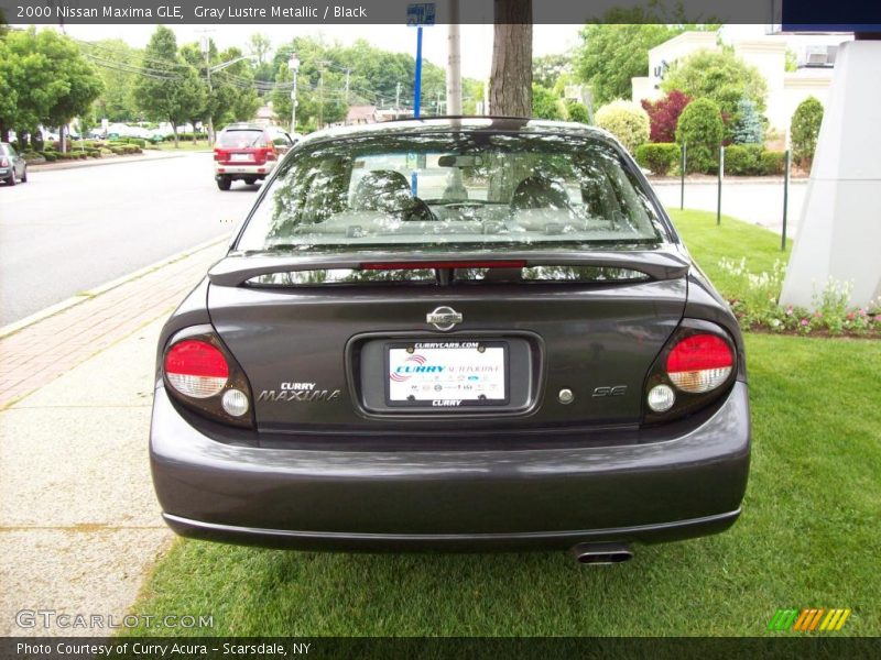 Gray Lustre Metallic / Black 2000 Nissan Maxima GLE