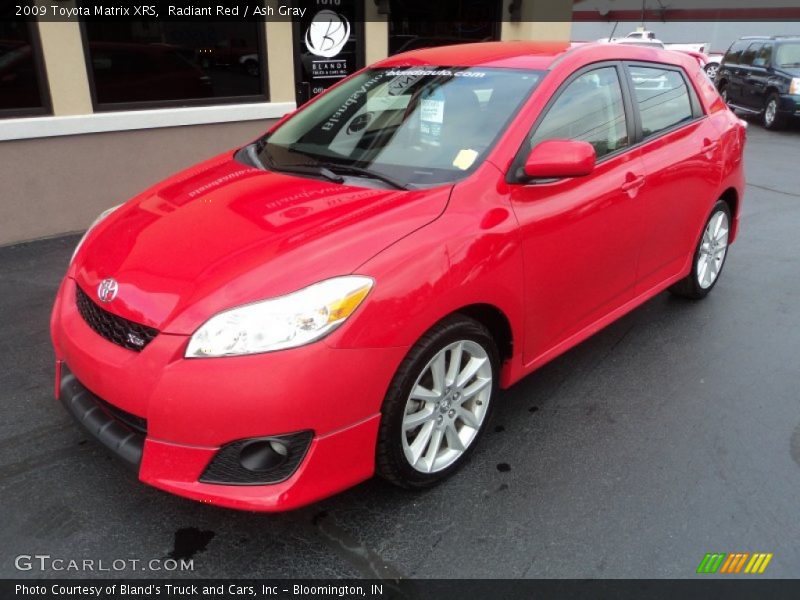 Radiant Red / Ash Gray 2009 Toyota Matrix XRS