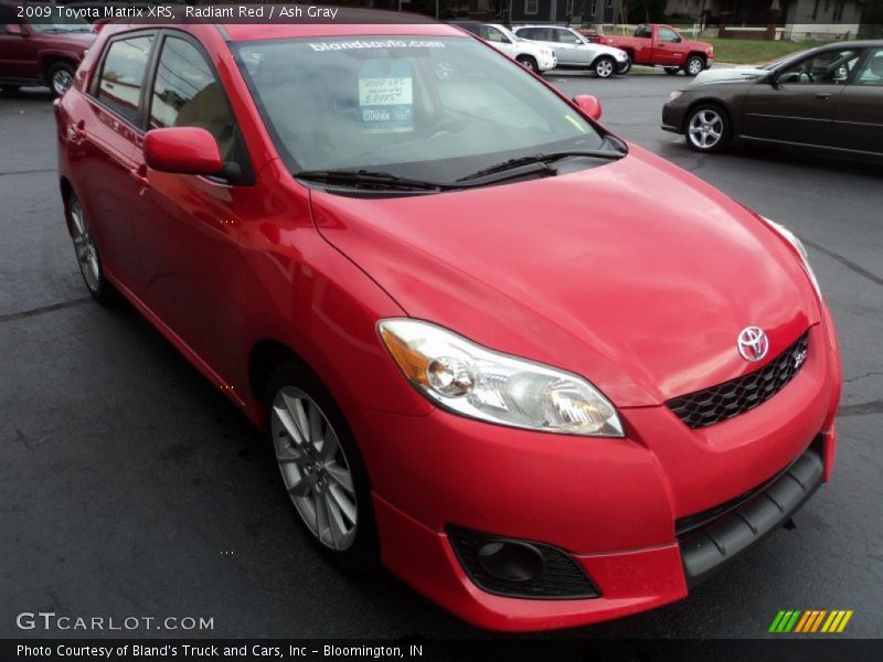 Radiant Red / Ash Gray 2009 Toyota Matrix XRS