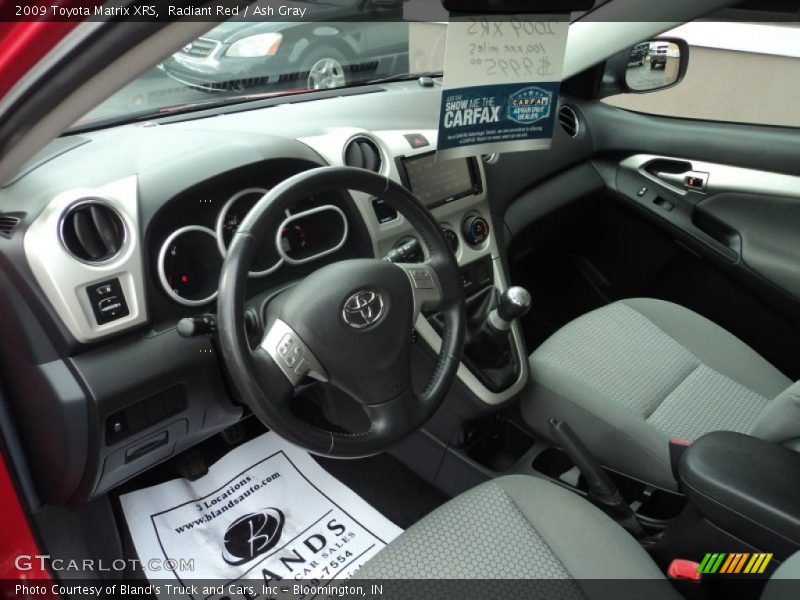Radiant Red / Ash Gray 2009 Toyota Matrix XRS