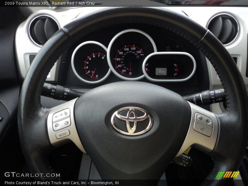 Radiant Red / Ash Gray 2009 Toyota Matrix XRS
