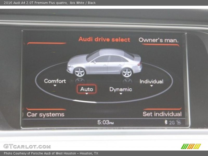 Ibis White / Black 2016 Audi A4 2.0T Premium Plus quattro