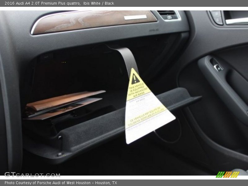 Ibis White / Black 2016 Audi A4 2.0T Premium Plus quattro