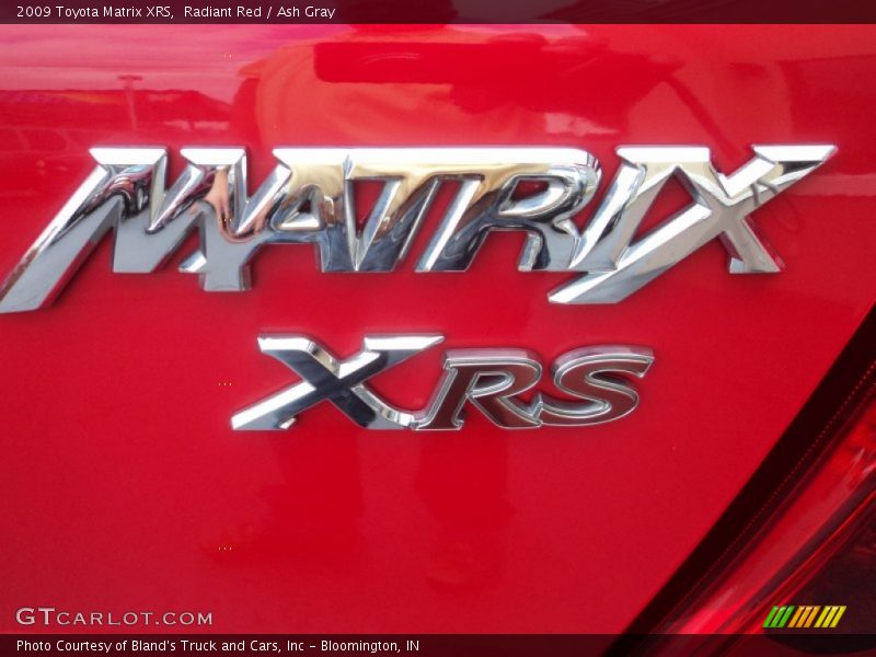 Radiant Red / Ash Gray 2009 Toyota Matrix XRS