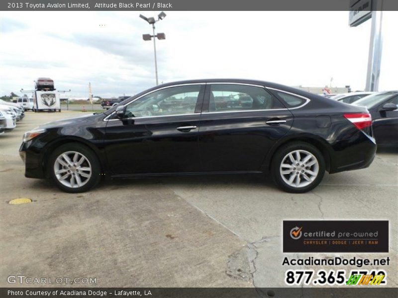 Attitude Black Pearl / Black 2013 Toyota Avalon Limited