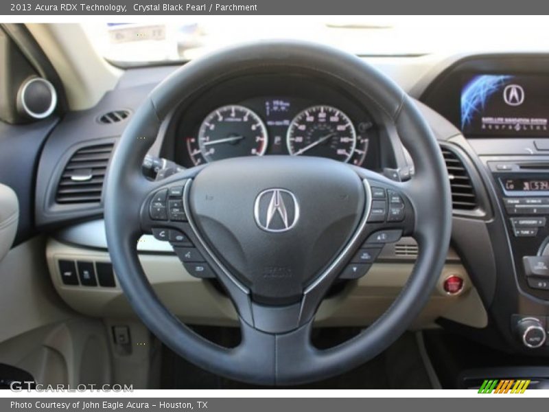 Crystal Black Pearl / Parchment 2013 Acura RDX Technology