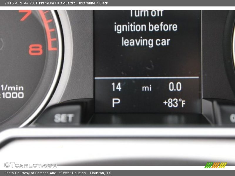 Ibis White / Black 2016 Audi A4 2.0T Premium Plus quattro