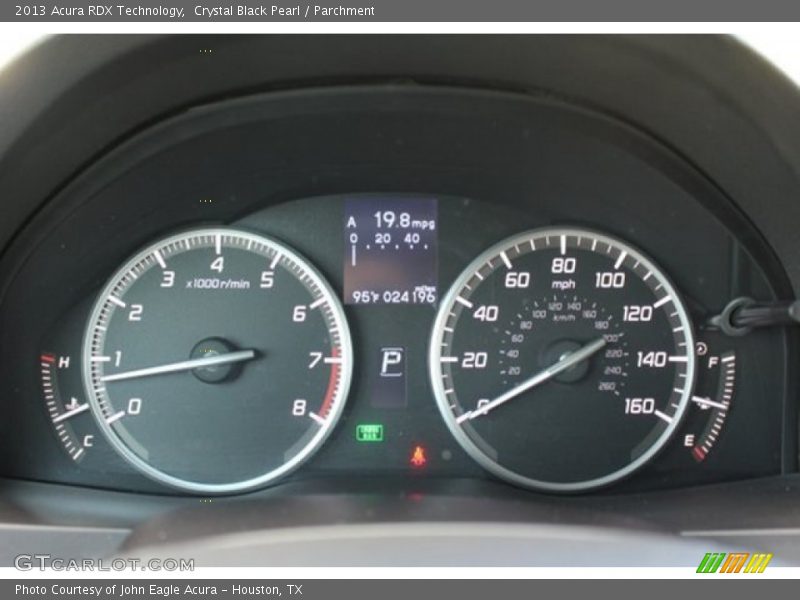 Crystal Black Pearl / Parchment 2013 Acura RDX Technology