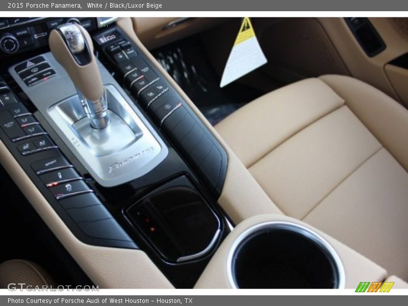 White / Black/Luxor Beige 2015 Porsche Panamera