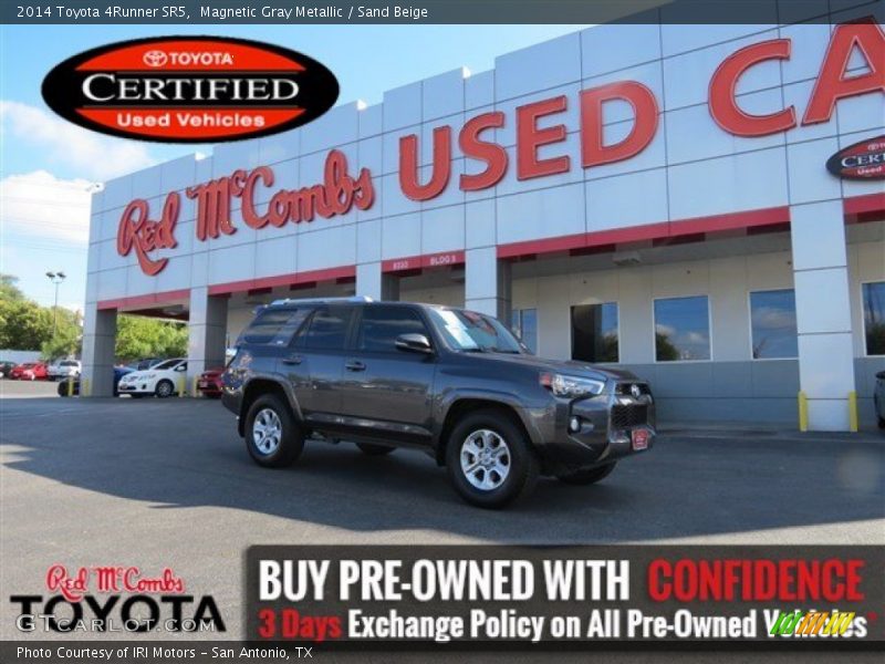 Magnetic Gray Metallic / Sand Beige 2014 Toyota 4Runner SR5