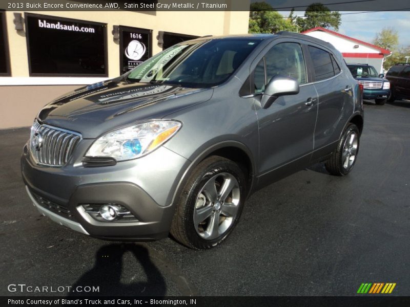 Satin Steel Gray Metallic / Titanium 2013 Buick Encore Convenience AWD