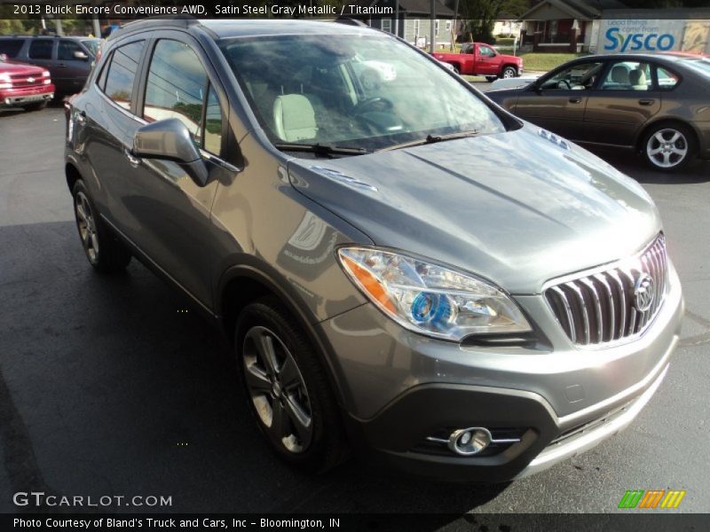 Satin Steel Gray Metallic / Titanium 2013 Buick Encore Convenience AWD
