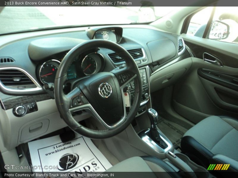 Satin Steel Gray Metallic / Titanium 2013 Buick Encore Convenience AWD