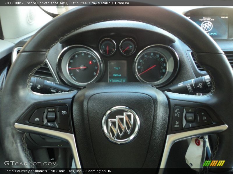 Satin Steel Gray Metallic / Titanium 2013 Buick Encore Convenience AWD