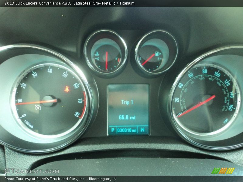 Satin Steel Gray Metallic / Titanium 2013 Buick Encore Convenience AWD