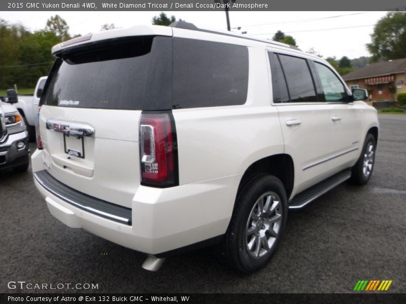 White Diamond Tricoat / Denali Cocoa/Dark Atmosphere 2015 GMC Yukon Denali 4WD