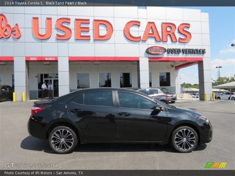 Black Sand Pearl / Black 2014 Toyota Corolla S