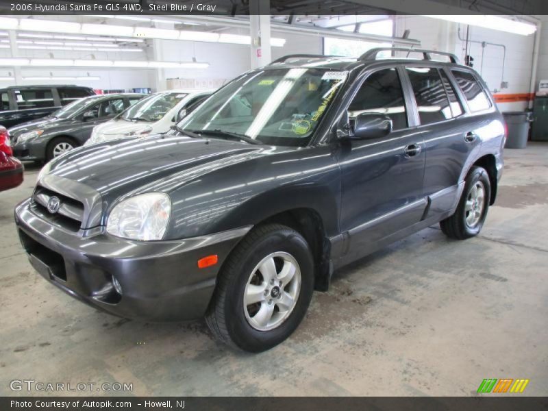 Steel Blue / Gray 2006 Hyundai Santa Fe GLS 4WD