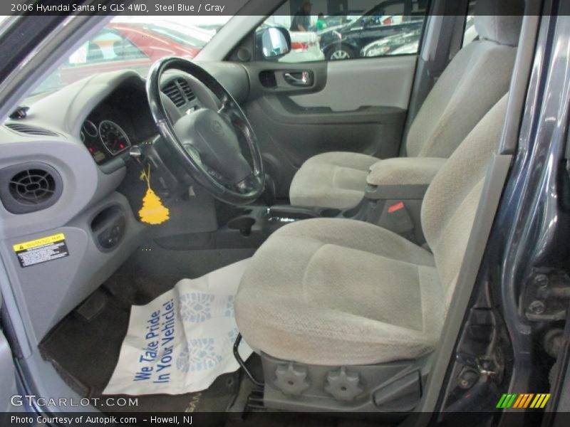 Steel Blue / Gray 2006 Hyundai Santa Fe GLS 4WD